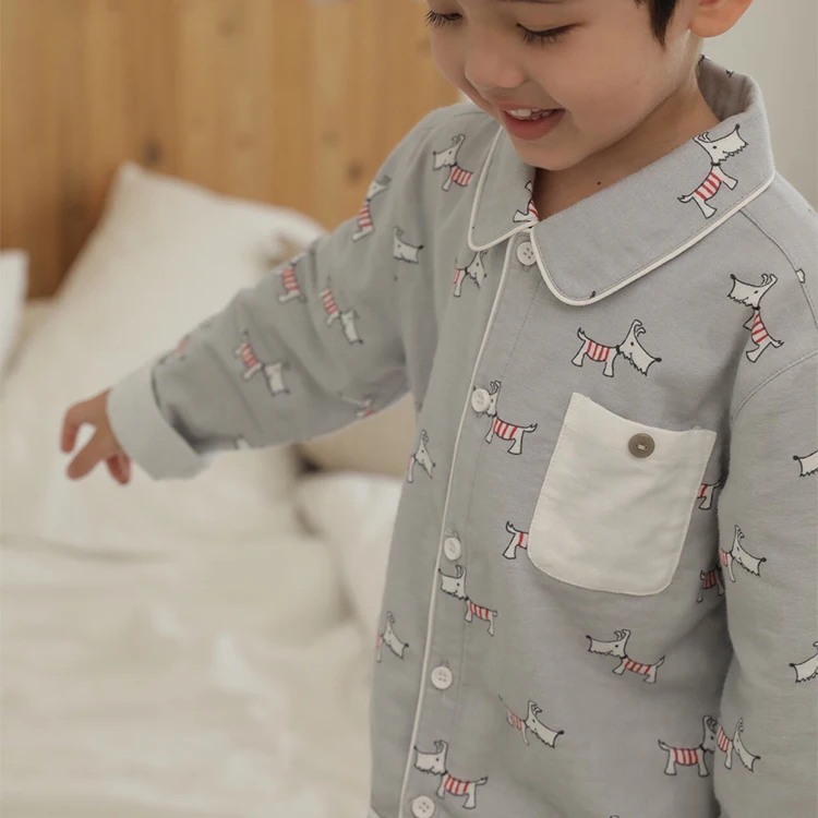 Kids Boys Sleepwear Baby Winter Cotton Sets Children Homewear Pajamas For Boy Pyjamas Kids