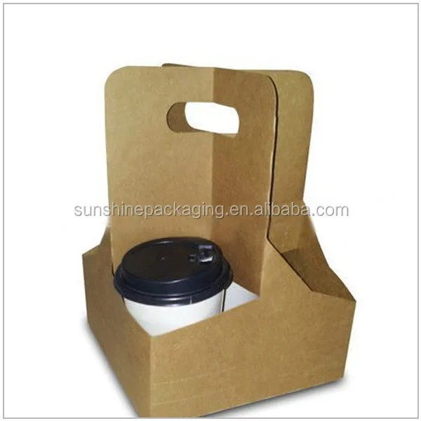 Corrugated Take Away With Handle Cup Carrier Tray Corrugated Take Away With Handle Cup Carrier Tray Product On Alibaba
