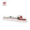 HGTECH protective cover laser fiber piping materials cutter with CE cnc
