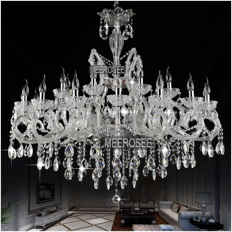 Aliexpress Modern Indoor Large Crystal Chandelier for Hotel Lobby MD8233 L24