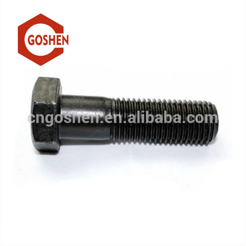 
Trustworthy China supplier din 6914 carbon steel black oxide hex bolts 