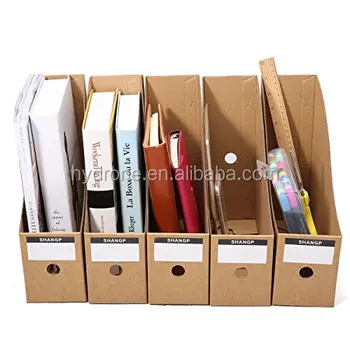 File Organizer Kraft Paper File Holder Office Supplies Magazine