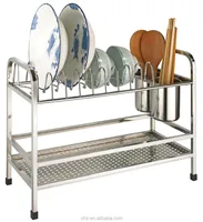 

free standing commercial stainless steel kitchen dish Rack / Kitchenware Dish Drying Rack / Dish Drainer 328