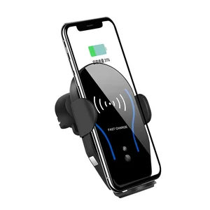 10W Fast Charging Infrared Induction Car Mount Wireless Charger For Smart Phone All Qi Enabled Phones