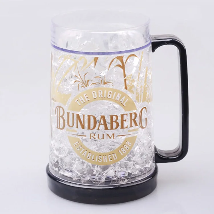 16oz Keep Beer Cold Freeze Frosted Ice Mug With Handle Buy Keep Beer