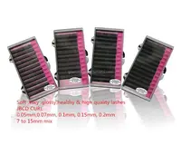 

Premium C Curl Mixed Tray 8-14mm Eyelash Extensions Semi Permanent Individual Eyelashes Pure Korean Silk professional use