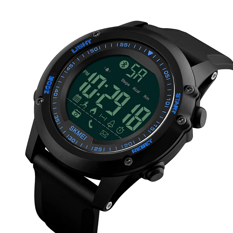 

Skmei New Trend Smartwatch Pedometer Calls Remind Digital Led Waterproof Sports Men Watch, 3colors