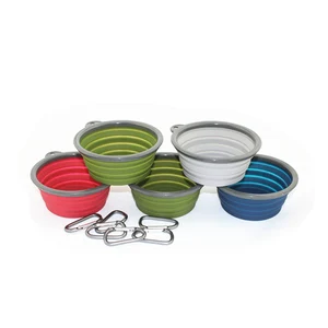 Image of High Quality New Design Cute silicone pet feeding bowl/ dog feeder