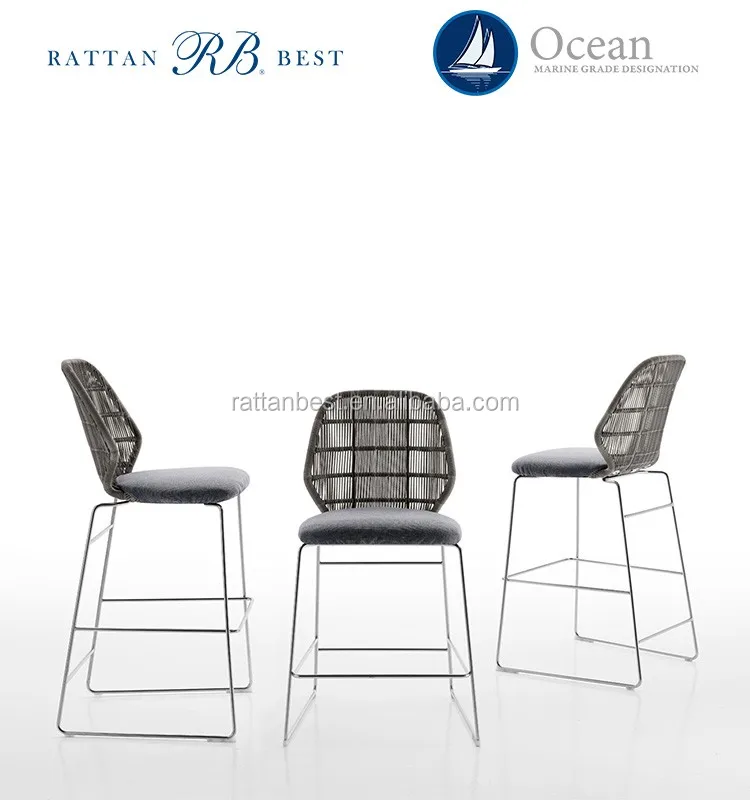 Outdoor Rattan Bar Stool Chair - Buy Rattan Chair,Outdoor Chair,Bar