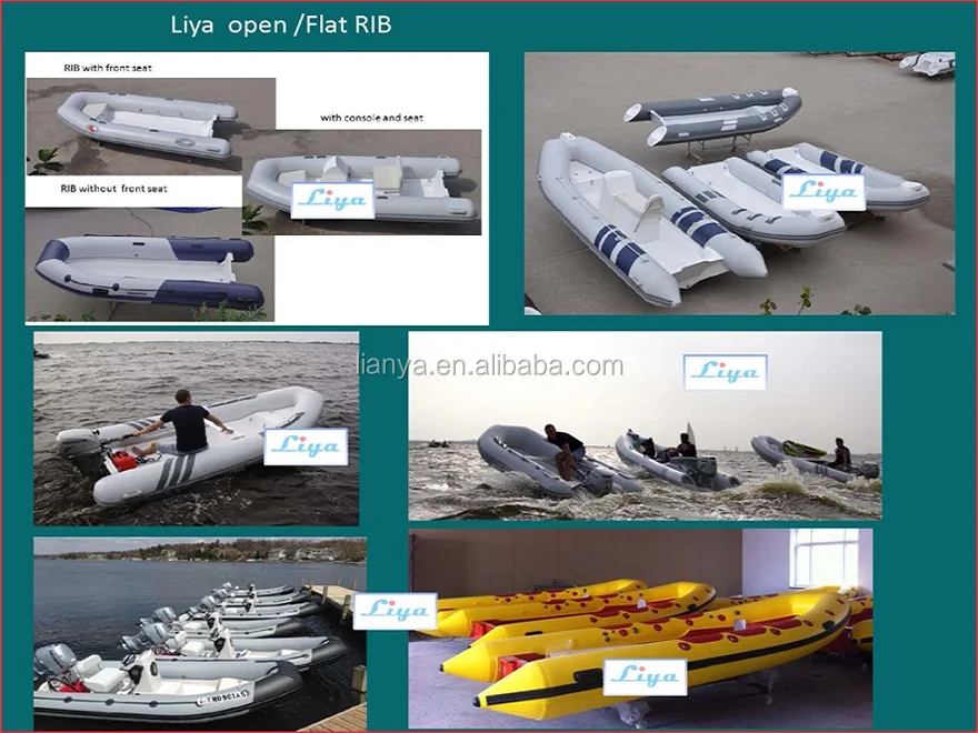 Liya 5.2m inflatable rib boat with outboard motor