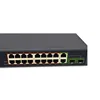 Fast Ethernet 16 Port 100M/1000M Gigabit PoE Switch 100-240V Unmanaged Network Switch 12V For IP Camera