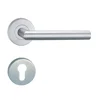 Stainless steel commercial furniture hardware handles door lever handle and locks on rose