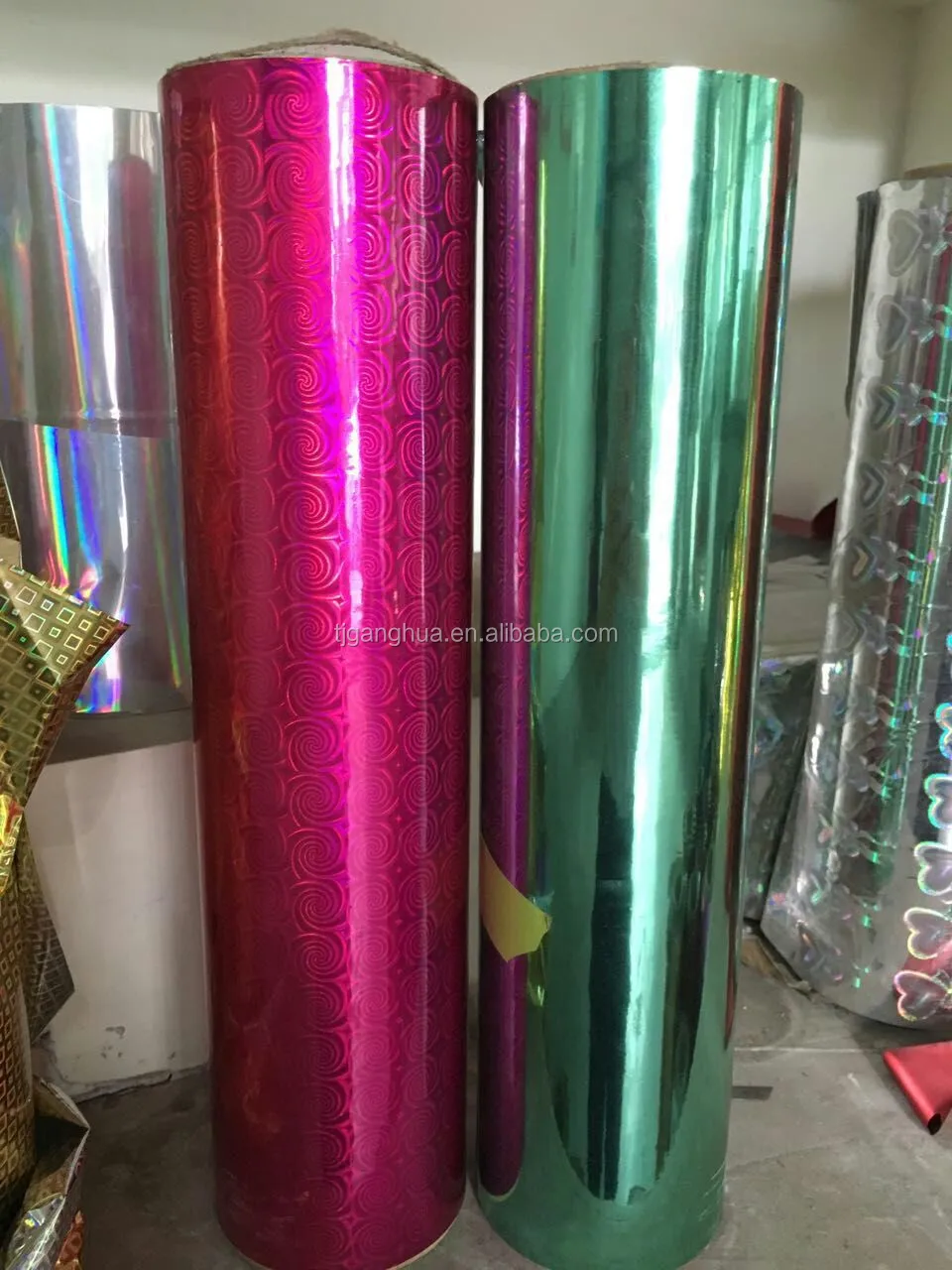 Gift Wrapping Decoration Colored Aluminum Foil Paper In Roll - Buy ...