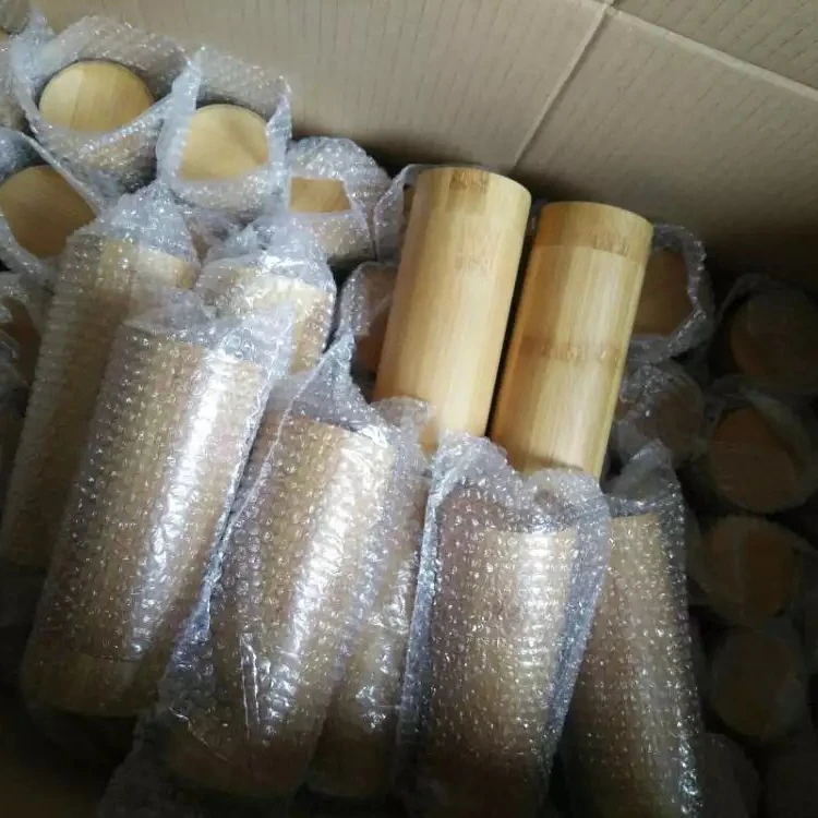 

cylinder bamboo case