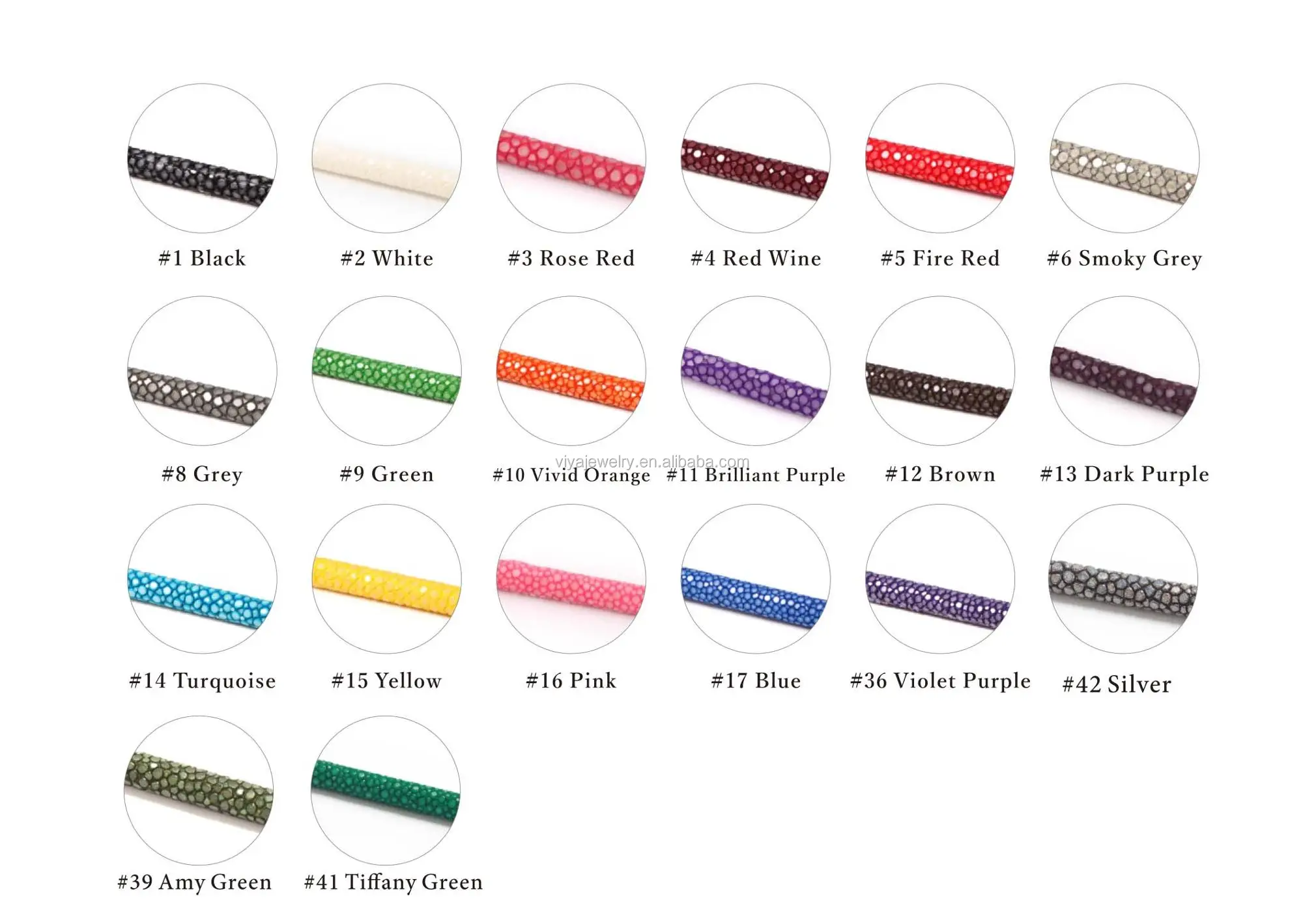 Stingray Color chart