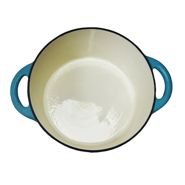 
Hot sale 30cm Disa colorful Free Custom Logo Enameled kitchen cast iron dutch oven cookware set 
