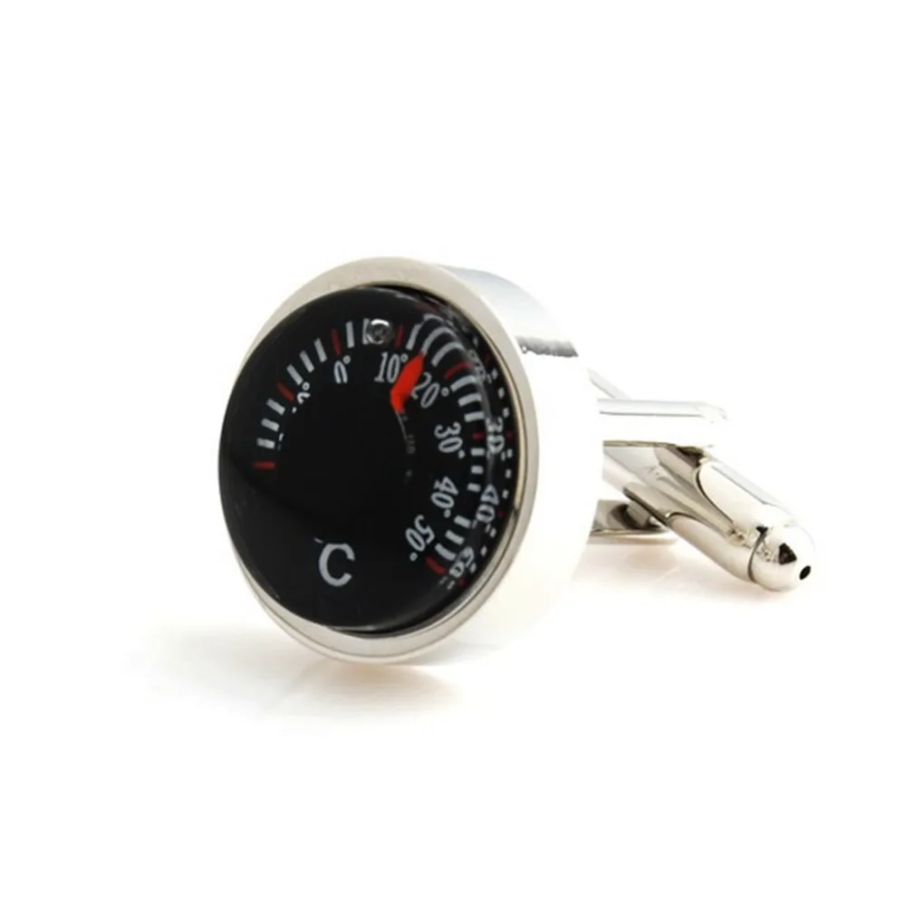 

men's necessary cufflinks men's the best gift thermometer cuff links and compass cufflinks