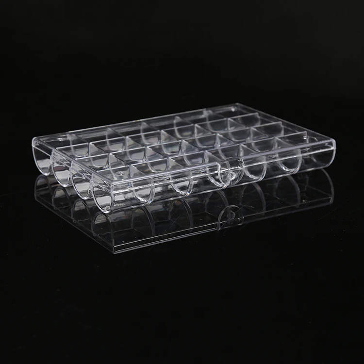 Fast Delivery Small 24 Grid Rectangle Clear Plastic Display Boxes - Buy ...