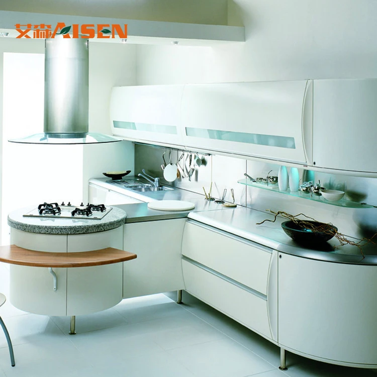 New Modern Design Built In Handle Style Italian Home Furniture