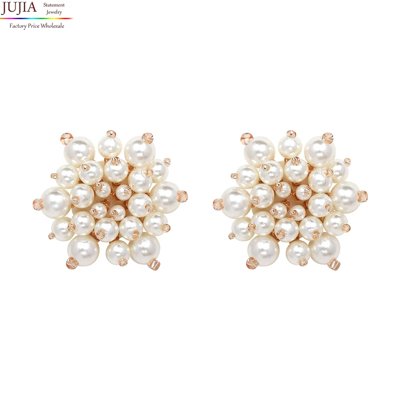 

JuJia Charming earrings of Flower Shaped jewelry For Instagram Hot Stud Earrings, Picture