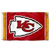 Cheap 100%Polyester Large Kansas City Chiefs KC NFL 3x5 Flag