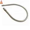 gooseneck expandable hose with brass fittings connect object corrugated pipe
