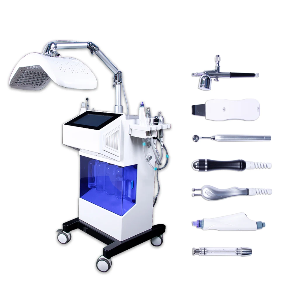

Vacuum Pore Cleanser Blackhead Remover Hydra dermabrasion Skin Care Facial Cleaning Beauty Machine, White