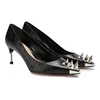 Elegant Luxurious Rivet Ultra-stiletto Metal Crocodile high heels