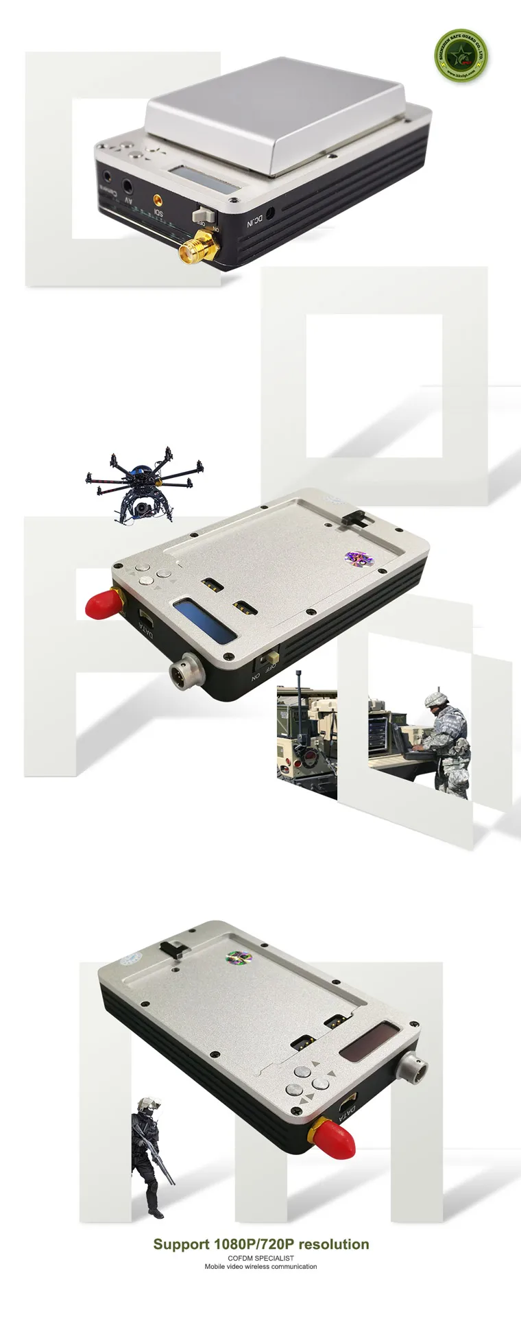 Safety Equipment  Anti Jamming Detector  Guard Patrol System Transmitter