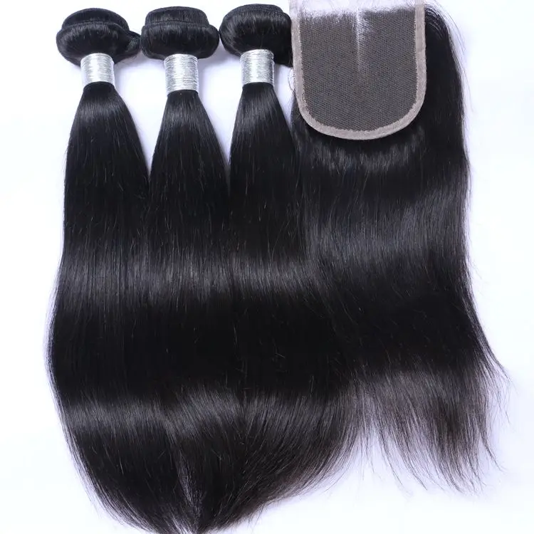 

100% Original virgin brazilian human hair extension, Natural color;any color can be dyed