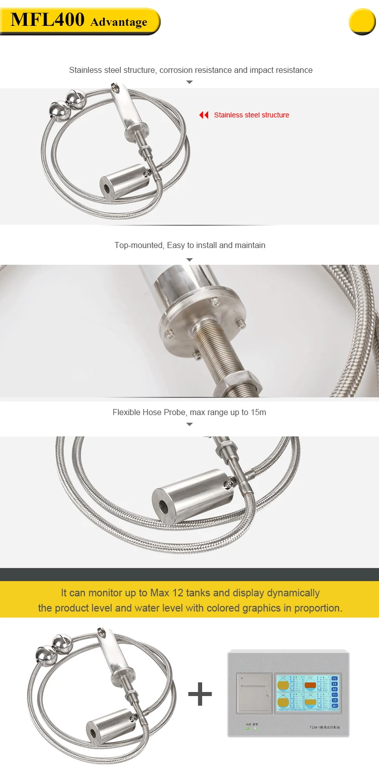 high accuracy magnetostrictive level sensor