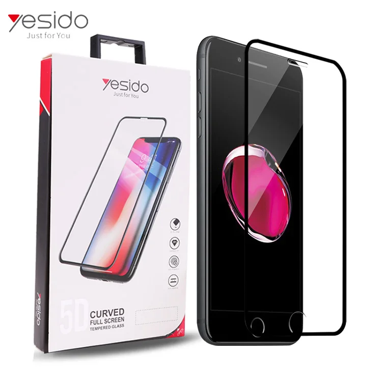 

mobile phone anti shock 5D curved 9H tempered glass screen protector film for Apple iPhone X