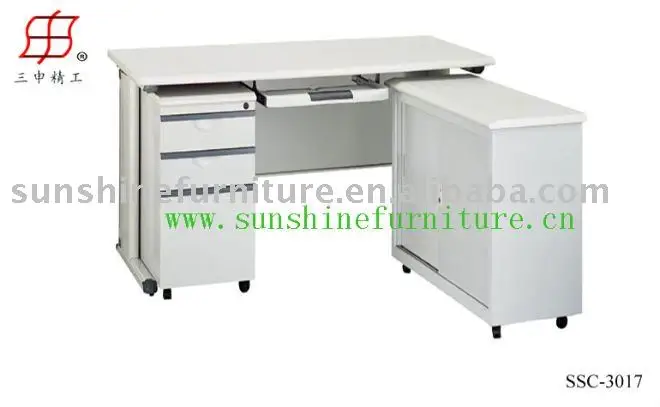 
rotating modular assembly office computer table desk 