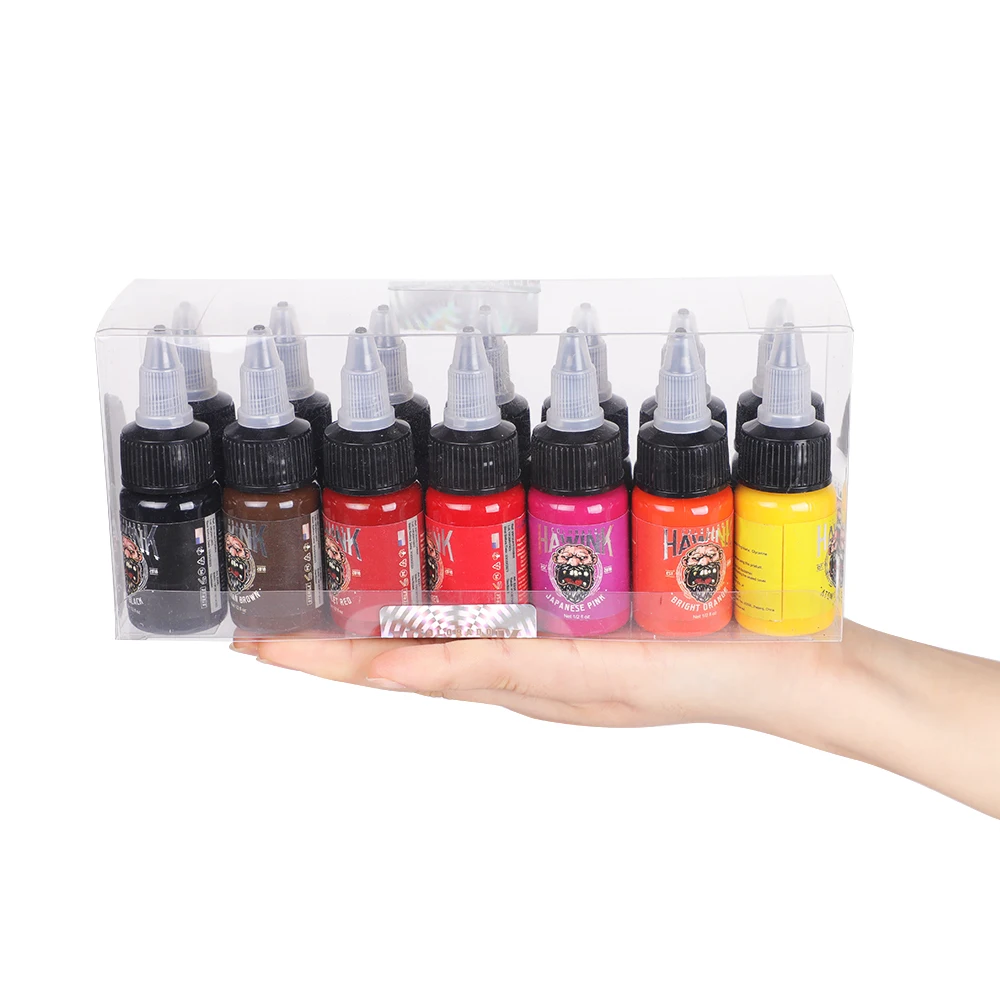 

Solong Makeup Best Shader Tattoo Ink TI302-30-14 Organic Pigmentstattoo ink set, 14 colors