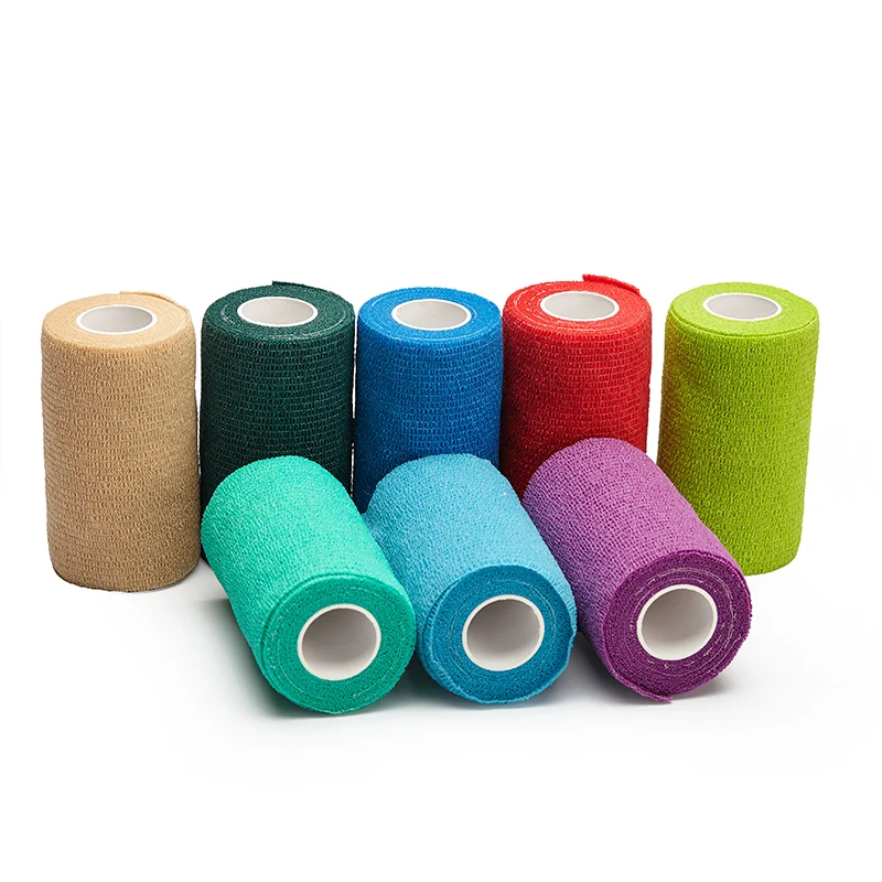 Wholesale Horse Supplies Colored Self Adhesive Adherent Nonwoven Animal