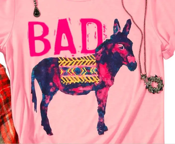 

Bad O-Neck Short Sleeve T-Shirt Tee