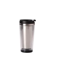 

15oz Storyboard Tumbler Stainless Steel with Plastic Outside Travel Mug with Lid