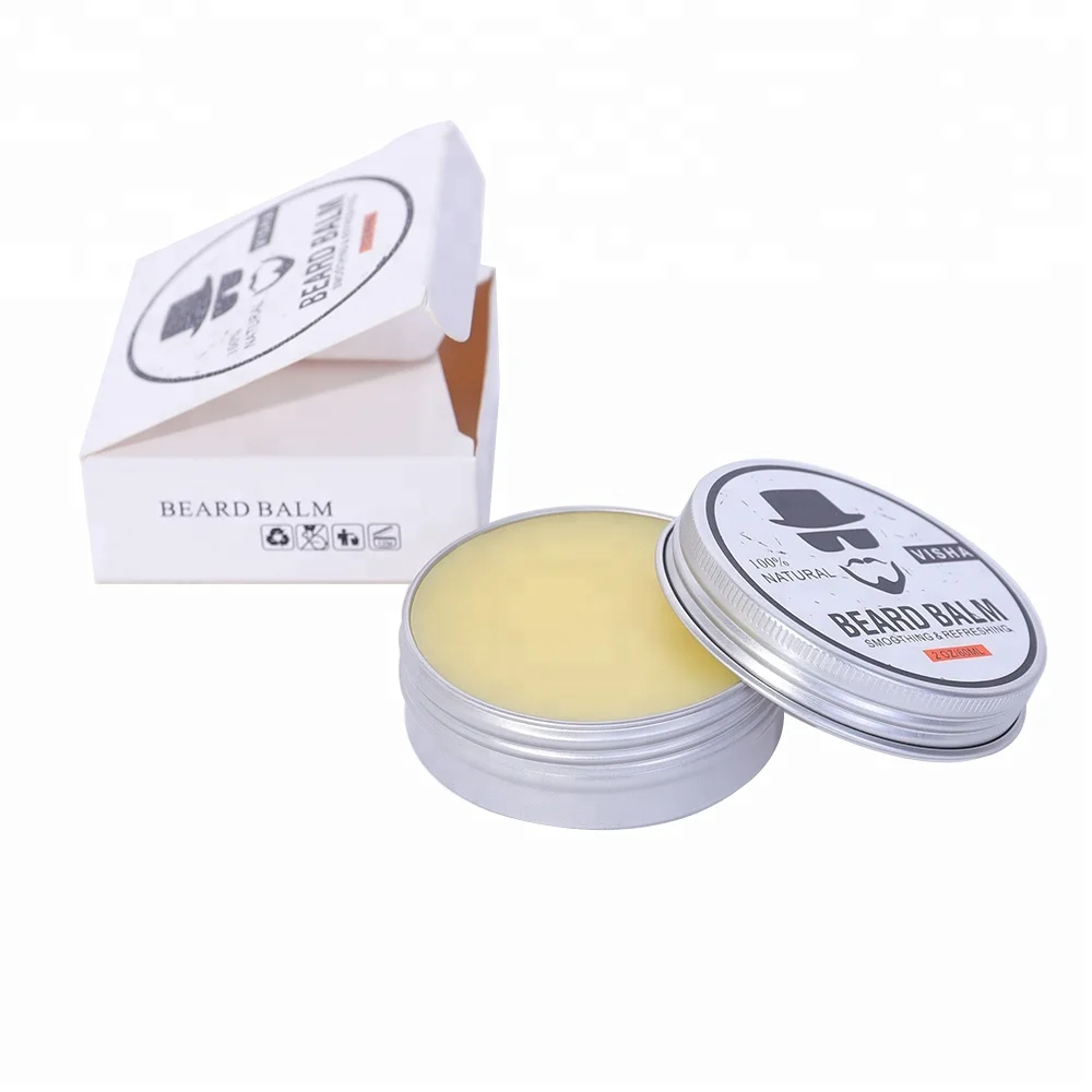 Private Label Cosmetics Beard Care Products Organic Beard Balm For Beard Growth Cream