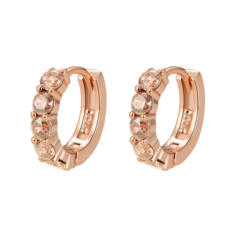 

Poliva custom fashion 925 drop earring jewellery sterling silver rose gold earrings