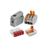 Screwless connection compact splice wire LED lighting connector