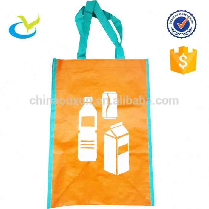 
New style carry shopping recyclable heat seal sack pp woven bag 