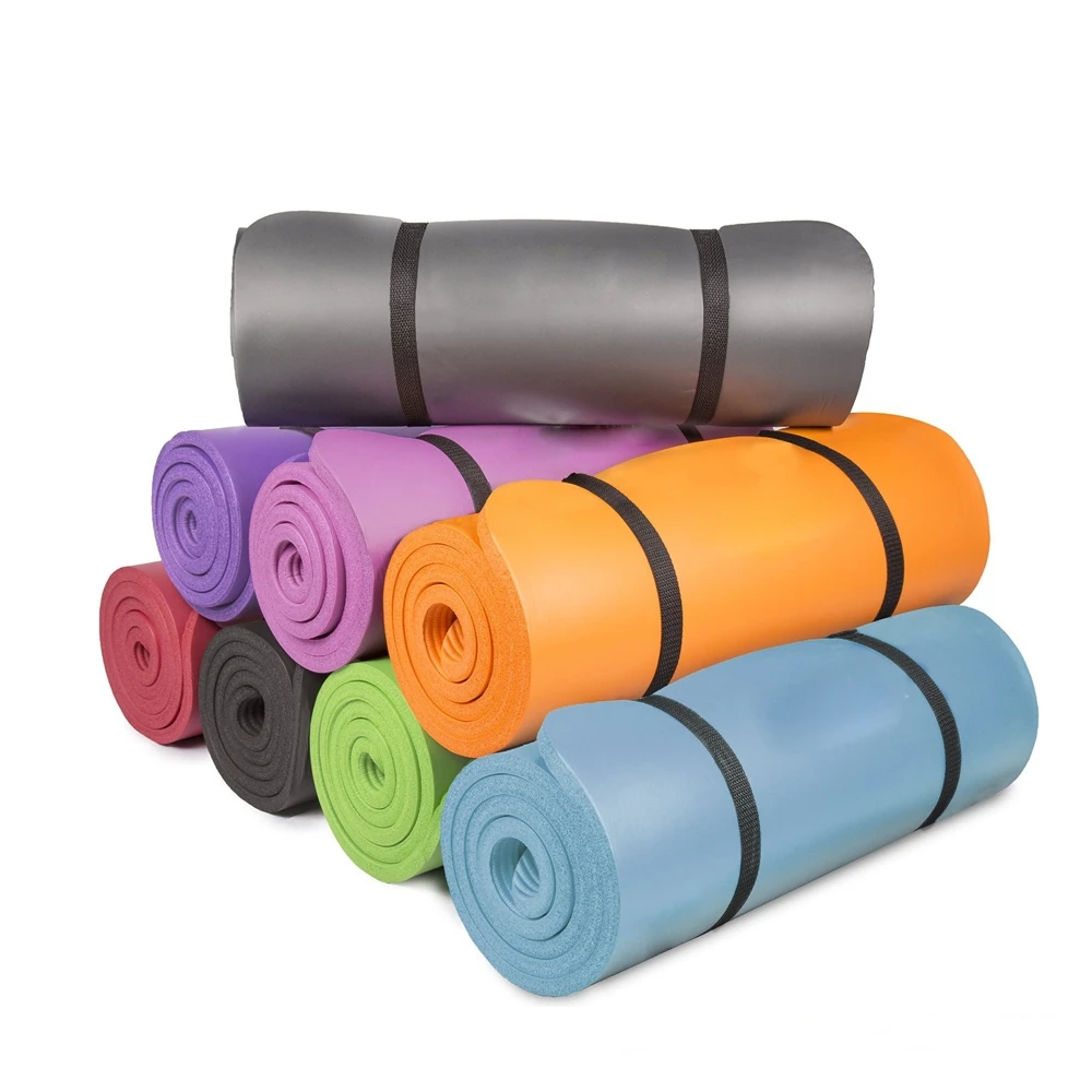 the first choice yoga mat nbr 1/2 inch thickness black yoga mats designed in Top quality