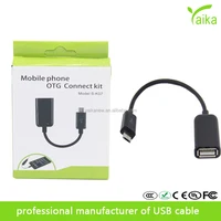 

Yaika otg Micro USB 2.0 Female cable V8 data usb cable adapter for Android