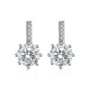 RISE109 Bijoux 2019 High Quality Earring Studs,925 Sterling Silver Crystal Stud Jewelry