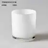 No Handmade and Home Decoration Use white/black candlestick, glass jars with metal lid for candle making customs logo printing
