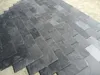 tile stone form and solid surface artificial stone type black landscaping slate stone