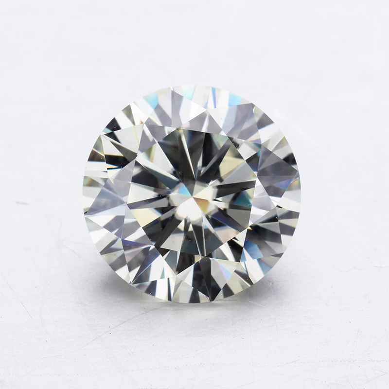 

Cheapest Price IJ Color 1 carat 6.5 mm Loose Genuine Moissanite Diamond For Sterling Ring.