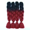 Hot sale jumbo ombre braiding hair weave in hair extension and wholesale bulk hair for braiding or cospaly partly