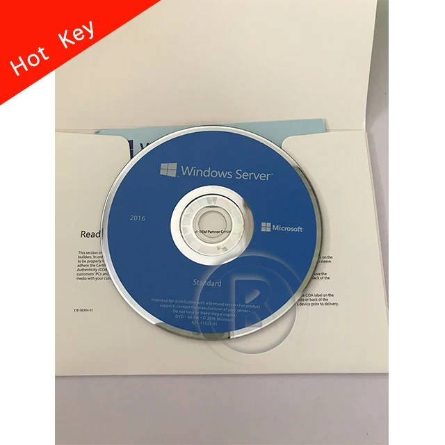 

High Quality Windows Server 2016 Standard Win server 2016 std OEM full package