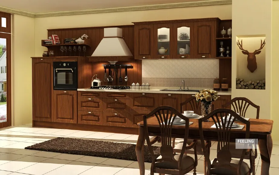 Oak Wood  Kitchen Cabinet Sizes and Specifications Guide with island.jpg